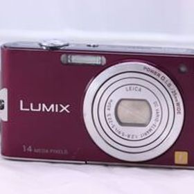 【返品保証】 パナソニック Panasonic Lumix DMC-FX66 パープル コンパクトデジタルカメラ バッテリー付き Z730