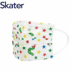 メール便発送 不織布 子供マスク 10枚入 はらぺこあおむし MSKP3 スケーター 子ども用 園児 幼稚園 子ども Skater