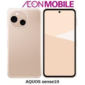 【3月31日 8:59 までの特別価格】SHARP シャープ AQUOS sense10 ペールピンク イオンモバイル