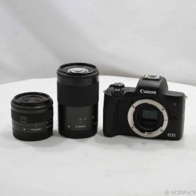 ソフマップ 〔中古品〕 EOS Kiss M2 ダブルズームキット ブラック【348】
