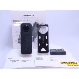 インスタスリーシックスティ(insta360)の【美品】Insta360 X4 CINSABMA ブラック(コンパクトデジタルカメラ)