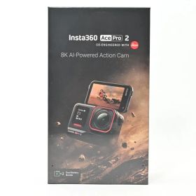 ＜未開封品＞Insta360 Ace Pro 2｜ライカ共同開発8Kアクションカメラ｜防水仕様×1/1.3型センサー×デュアルAIチップ搭載｜暗所性能・手ブレ補正・AI編集強化モデル