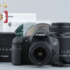 【中古】Canon キヤノン EOS 60D ダブルズームキット シャッター回数僅少
