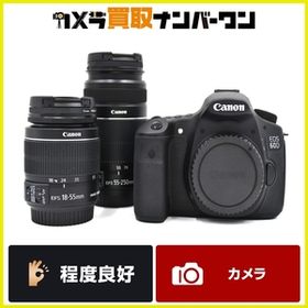 【程度良好品★】Canon EOS 60D ダブルズームキット 人気モデル デジタル一眼レフ キャノン APS-C 入門機 中級機