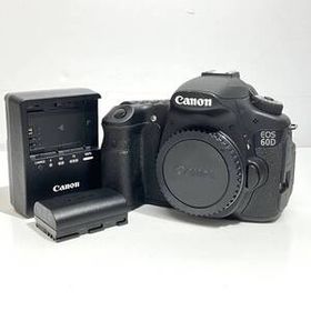 (志木)CANON/キャノン デジタル一眼レフカメラ EOS 60D DS126281 ボディのみ バッテリー/充電器付属 ブラック 黒