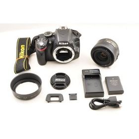 Nikon D3200 + AF-S DX 35mm F1.8G デジタル一眼カメラ 単焦点レンズセット シャッター約12400ショット