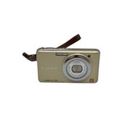 Panasonic◆デジタルカメラ LUMIX DMC-FX77-N [レオパードゴールド]