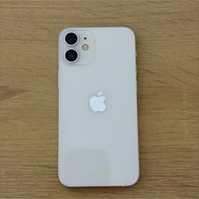 アイフォーン(iPhone)の【極美品】iPhone 12 mini ホワイト 128GB バッテリー89% (スマートフォン本体)