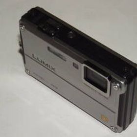 ●中古コンパクトデジカメ ルミックスDMC-FT2シルバー◆光学4.6倍ズーム◆1270万画素◆光学手振れ補正◆防水防塵◆顔認識◆動作確認済●