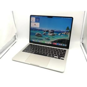 【中古】Apple MacBook Air 13インチ CTO (M3,2024) スターライト M3(CPU:8C/GPU:10C)/8G/512G【横浜】保証期間1ヶ月【ランクC】