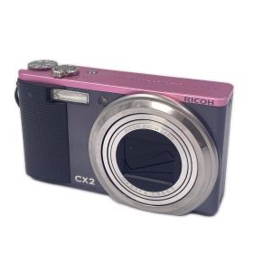 RICOH リコー コンパクト デジタルカメラ CX2 デジタルカメラ ツートン ブラック ピンク 中古【動×】