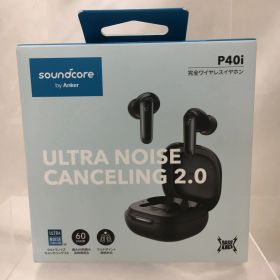 [三沢店46-31-0122] ワイヤレスイヤホン soundcore P40i ブラック Anker Soundcore 完全ワイヤレスイヤホン
