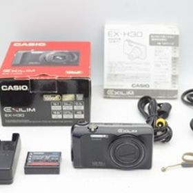 【適格請求書発行】訳あり品 CASIO カシオ EXILIM EX-H30 コンパクトデジタルカメラ ブラック 元箱付【アルプスカメラ】250902b