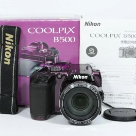 【美品】 ニコン Nikon COOLPIX B500 プラム
