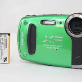 【返品保証】 フジフィルム Fujifilm Finepix XP50 グリーン 5x バッテリー付き コンパクトデジタルカメラ M3898