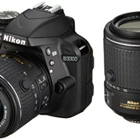 【中古】【非常に良い】Nikon デジタル一眼レフカメラ D3300 ダブルズームキット2 ブラック