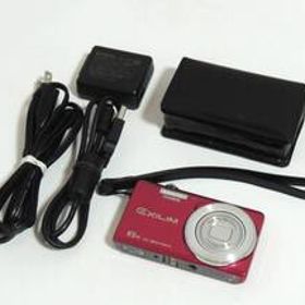 □ CASIO カシオ EXILIM エクシリム EX-ZS25 コンパクトデジタルカメラ デジカメ 1610万画素 レッド 簡易動作確認済 中古 ③