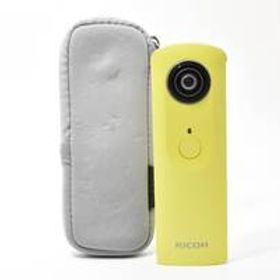 ★動作品★ RICOH THETA m15 （イエロー）360°カメラ