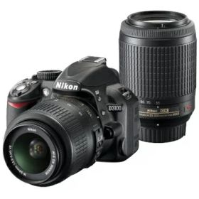 【中古】 Nikon デジタル一眼レフカメラ D3100 200mmダブルズームキットD3100WZ200