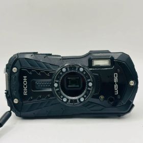 動作確認済 ⭐︎美品⭐︎ RICOH WG-50 ブラック 防水デジタルカメラ