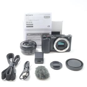 ソニー SONY VLOGCAM ZV-E10L-B パワーズームレンズキット ブラック
