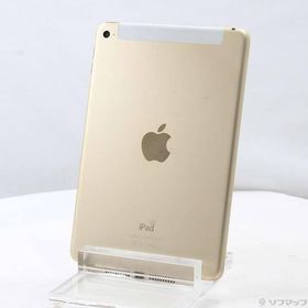 〔中古〕Apple(アップル) iPad mini 4 128GB ゴールド MK782J／A auロック解除SIMフリー〔269-ud〕