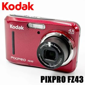 コダック Kodak PIXPRO FZ43 レッド コンデジ カメラ 中古