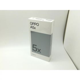 【未使用】Oppo 国内版 【SIMフリー】 OPPO A5x 4GB 128GB ホワイト【新橋】保証期間3ヶ月