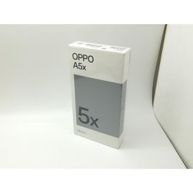 【未使用】Oppo 国内版 【SIMフリー】 OPPO A5x 4GB 128GB ホワイト【新橋】保証期間３ヶ月