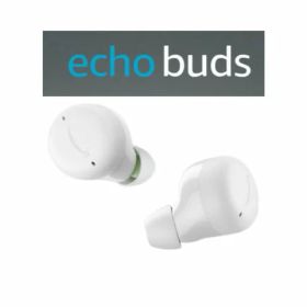 Echo Buds (エコーバッズ) 第2世代 - アクティブ ノイズキャンセリング 付き完全 ワイヤレスイヤホン with Alexa｜グレーシャーホワイト イヤホン Bluetooth