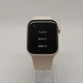 Apple Apple Watch SE2 40mm Cellular スターライトアルミニウムケース/スターライトスポーツバンド (S/M) MXGJ3J/A