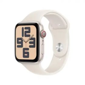 Apple Apple Watch SE2 44mm Cellular スターライトアルミニウムケース/スターライトスポーツバンド (M/L) MXGU3J/A