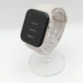 Apple Apple Watch SE2 44mm GPS スターライトアルミニウムケース/スターライトスポーツバンド (S/M) MXEU3J/A