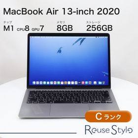 MacBook Air 13インチ 2020 M1 スペースグレイ 8GB 256GB JISキーボード Cランク