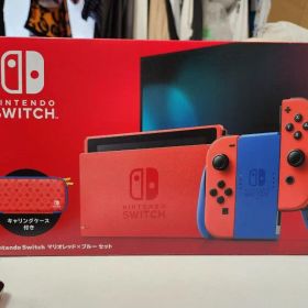 付属品完備 Nintendo Switch マリオレッド×ブルー セット
