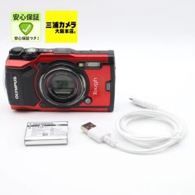 【極上品】 OLYMPUS Tough TG-5 レッド 1200万画素CMOS F2.0 15m 防水 100kgf耐荷重 GPS+電子コンパス&内蔵Wi-Fi デジタルカメラ #0640322