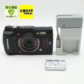 【極上品】 OLYMPUS Tough TG-5 ブラック 1200万画素CMOS F2.0 15m 防水 100kgf耐荷重 GPS+電子コンパス&内蔵Wi-Fi デジタルカメラ #06302127