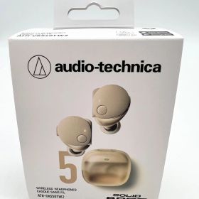 オーディオテクニカ 完全ワイヤレスイヤホン SOLID BASS ATH-CKS50TW2 BG ベージュ