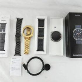 【別売ベルト3本付き】Galaxy Watch Ultra ギャラクシーウォッチ ウルトラ スマートウォッチ LTE 47mm チタニウムシルバー SM-L705FZTJSJP