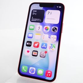 【SIMフリー】iPhone13 mini 128GB レッド 電池100％ Appleストア版