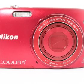 デジタルカメラ Nikon COOLPIX S3500 レッド ※動作未確認