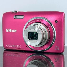 Nikon COOLPIX S3500 ピンク 2010万画素 26mm広角 光学7倍ズーム 手ブレ補正 スリムコンパクトデジタルカメラ②