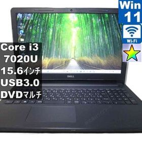 DELL Inspiron 15-3567【大容量HDD搭載】 Core i3 7020U 【Windows11 Home】 ／充電可／Wi-Fi／長期保証 [95563]