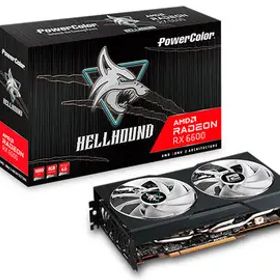 POWERCOLOR Hellhound AMD Radeon RX 6600 8GB GDDR6（AXRX 6600 8GBD6-3DHL）RX6600/8GB(GDDR6)