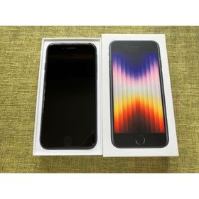 アイフォーン(iPhone)のiPhone SE (第3世代) ミッドナイト SIMフリー バッテリー 91%(スマートフォン本体)