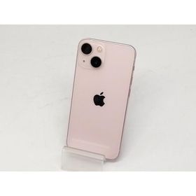 【中古】Apple au 【SIMフリー】 iPhone 13 mini 512GB ピンク MLJU3J/A【OSU301】保証期間１ヶ月【ランクC】