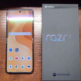 motorola razr 50s SoftBank オレンジ simフリー