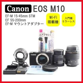 【最大2200円引】Canon EOS M10 ミラーレスカメラ スマホ転送