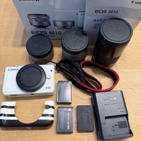 【最終値下げしました】Canon EOS M10 ホワイト カメラレンズセット