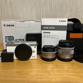Canon EOS M100ダブルレンズキット ミラーレス一眼